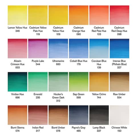 Acquarello tascabile Winson&Newton Cotman 24 mezzi godet assortiti - 0390376